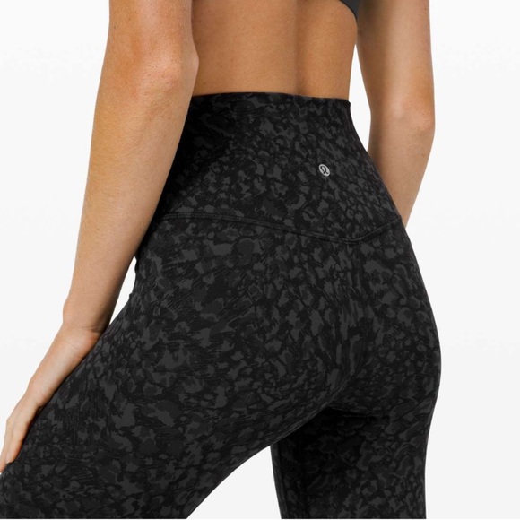 Lululemon Align Pant 28" in Wild Thing Camo Deep Coal Multi (6) - Picture 8 of 8